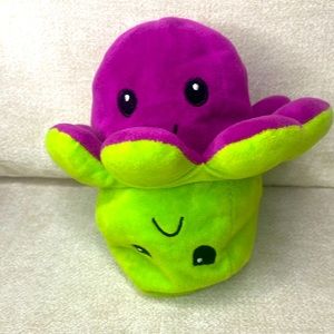 Octopus reversible plushy. Unique
